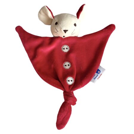 Souris boutons - rouge